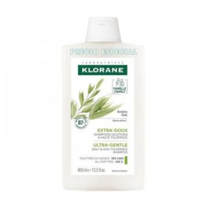 KLORANE EXTRASUAVE CHAMPU DIARIO & ALTA TOLERANCIA A LA AVENA  1 ENVASE 400 ML